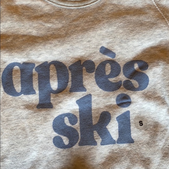 August Ink Apres Ski Sweatshirt Soft Comfy Snow - Picture 4 of 12